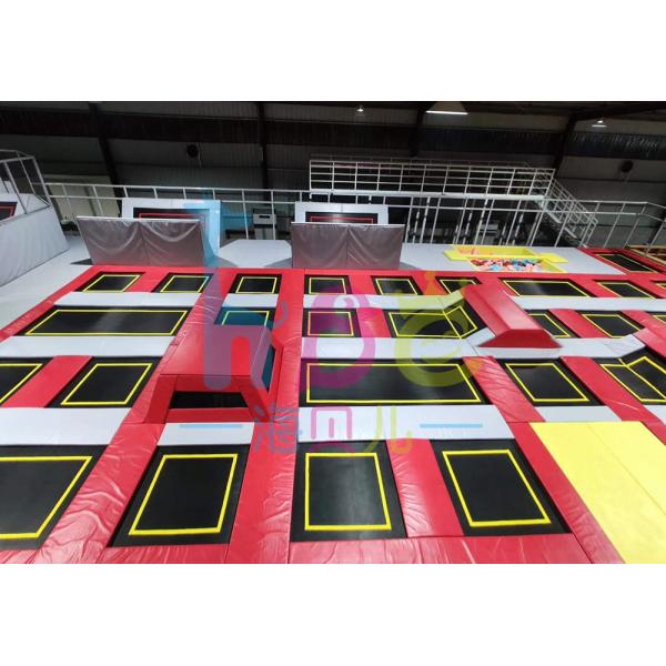 Custom Indoor Trampoline Park Equipment for Kids with Safety Features