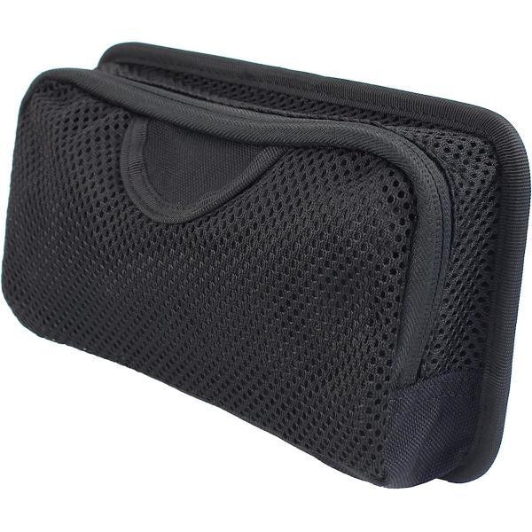 Tactical Mesh Zipper Pouch, Modular Insert Panel Organizer EDC Utility Storage Pocket with Hook-N-Loop Fasteners