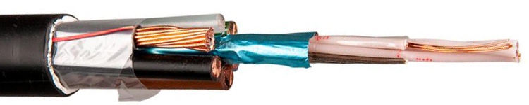 Double Screen Control Cable with Copper Conductor and HFFR Sheath XLPE Insulated Power Cable