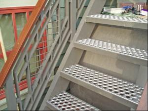 Quality Anti - Skidding Decorative Sheet Metal Panels Perforated Metal Stair Treads for sale