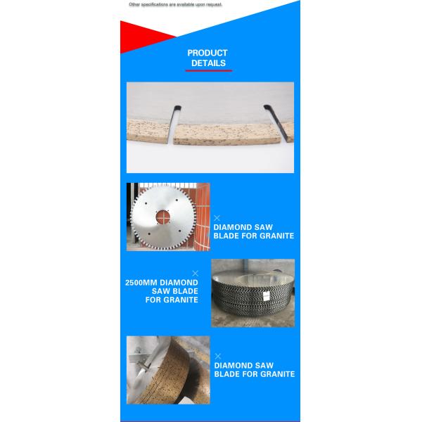 Stone Cutting High Frequency Welding Universal Diamond Saw Blade for Granite Marble