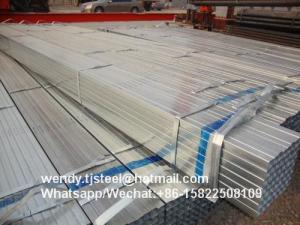 Quality ERW hdg hot dipped galvanized square / rectangular / circular hollow section steel pipe for sale