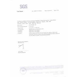 TOP Electronic Industry Co., Ltd. Certifications