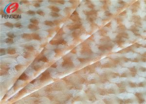 China Warp Knitting Polyester Velvet Fabric Brushed Velboa Fabric For Sofa / Mattress on sale