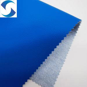 Quality Customizable Synthetic Leather Fabric 0.65mm With 100% Polyester Brushed for sale