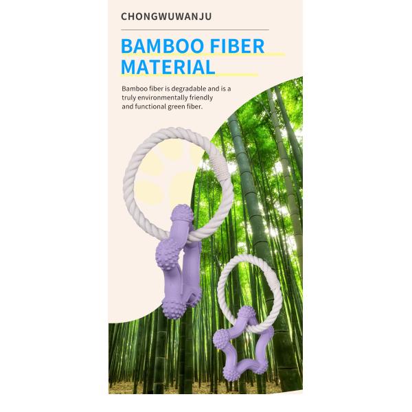 Pet Puzzle Toy Factory Pentacle Cotton Rope Interactive Chew Molar Teeth Cleaning Rubber Toys