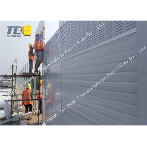 Light Weight Highway Noise Barrier Perforated Construction Noise Barrier Fence