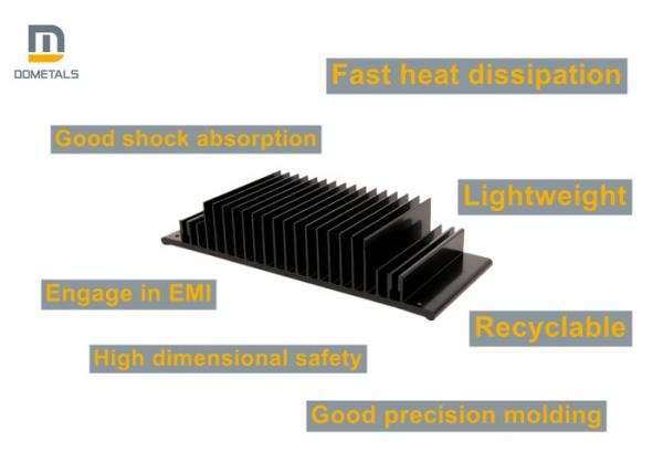 OEM ODM Magnesium Radiator For LED High Bay Light Fast Heat Dissipation
