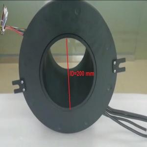 Quality Stainless Steel Housing 200mm Through Hole IP65 Slip Ring for sale