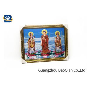 Religion Picture Lenticular Image Printing , 3D Printing Service High Definition