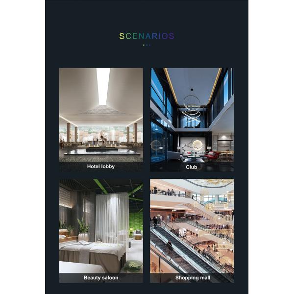 HOMEFISH 800ml Aluminum Commercial Tower Scent Diffuser for Home Lobby Bluetooth App Control