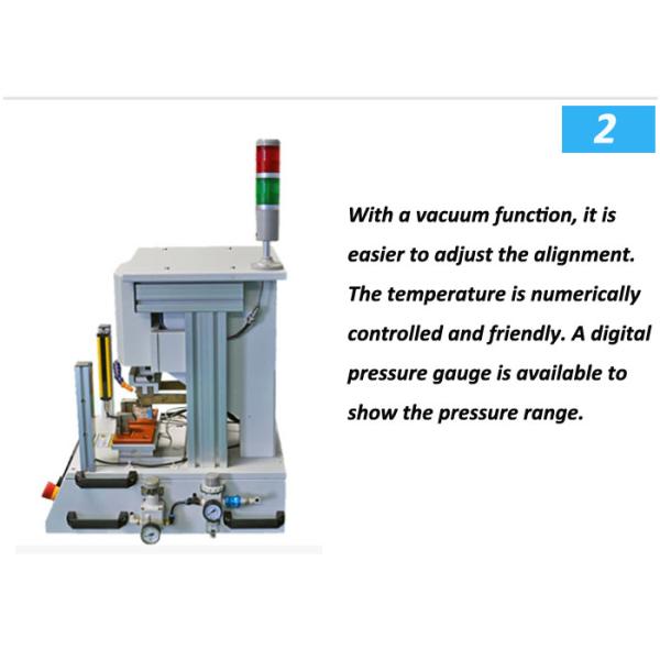 Automatic Hot Bar Soldering Machine Wires To PCB Vacuum Function