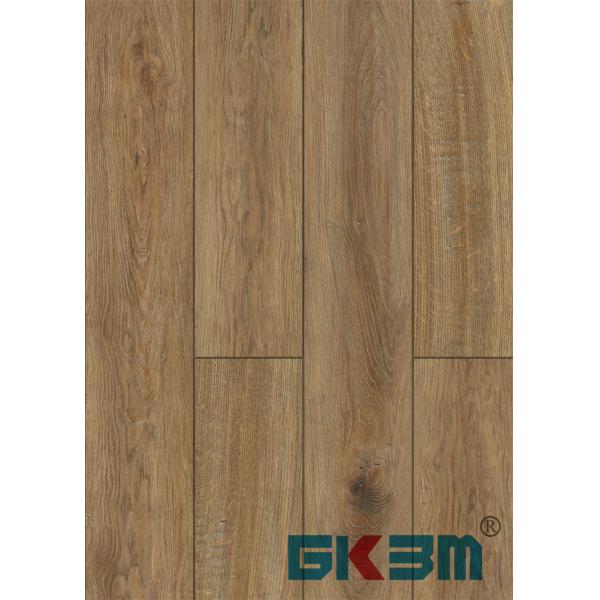 DP-W82144-1 Castle Oak Spliced Rigid Luxury SPC Flooring Warm Brown Fireproof Anti Srach