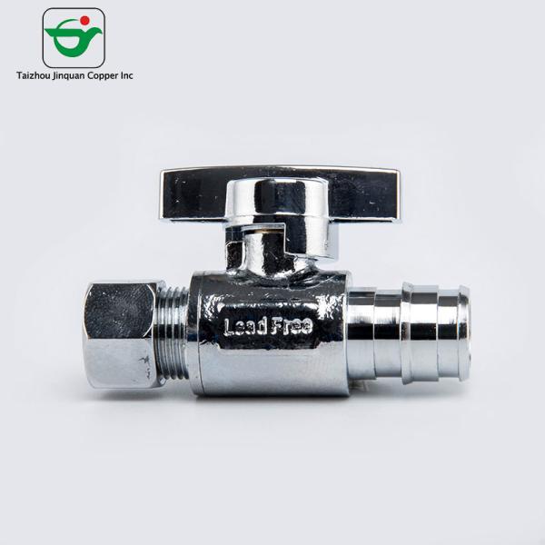 Cold Water 1/4X1/2 Inch Brass Stop Valve Medium Pressure