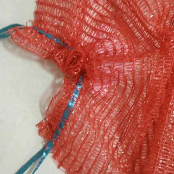 Plastic PE HDPE Raschel Mesh Net Bags For Potato Citrus Bag