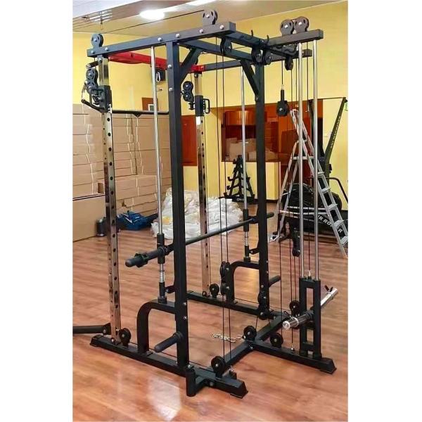 2026 Smith Power Rack Gym Strength Training Equipment Integrated Weightlifting Cage For Full Body Workout Exercise