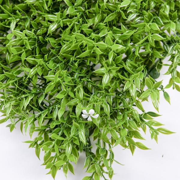 PE/PP Customized Greenery Artificial Green Wall Use For Market Decoration