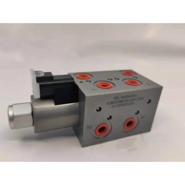 21MPa Customized Hydraulic Solenoid Valve 8 Way 2 Position 210bar Pressure