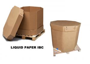 China Plastic ISO Tank Paper IBC Container 1000L Foldable on sale