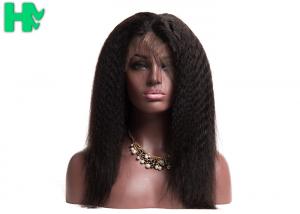 Quality Kinky Straight 360 Lace Frontal With Baby Hair 360 Lace Virgin Hair Closure for sale