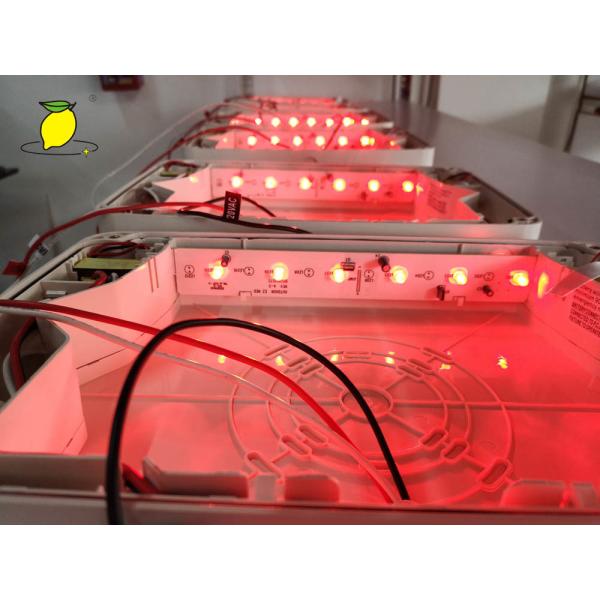 ABS + PC Safety Waterproof LED Emergency Exit Sign Light Charge Time 24 Hours