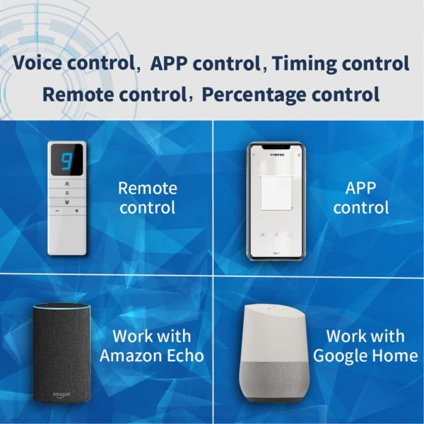 Glomarket Zigbee Smart Curtain Home Products Smart Life Tubular Motor Curtain For Roller Blind Or Wooden Venetian Blind