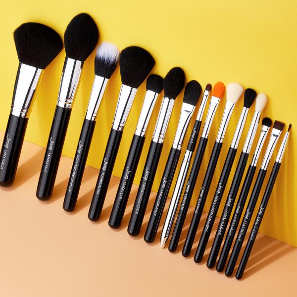 Dome Shaped Essential Makeup Brushes Set Cruelty Free Jessup Brush Set