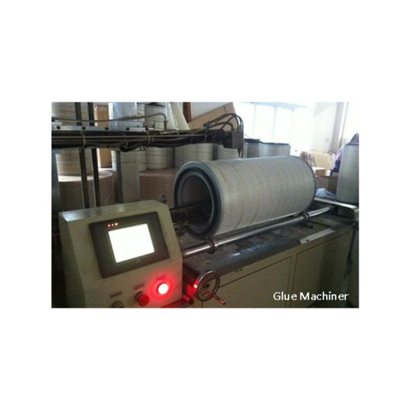 340 * 46 * 450 Wire Cut Filters , Stainless Steel Mesh Filter Cartridge Pressure Test Port 03 -10