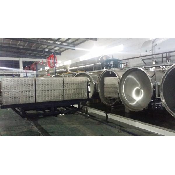 Automatic Open Door Spray Autoclave for Packaged Food & Canned Food