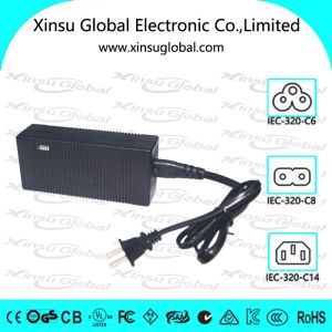 External 12V 5A AC DC power adapter with UL cUL FCC CE GS LVD SAA.etc