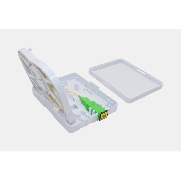 700 2 1 Core Fiber Wall Outlet Box / Fiber Termination Box For FTTH Networks