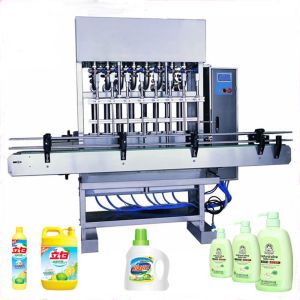 Quality Automatic Oil Piston Liquid Solid Shampoo Bottle Filling Machine for sale