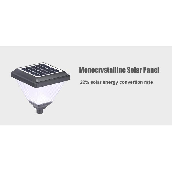 85cm 3.2V Solar Powered Pedestal Lights Square 7000mAH