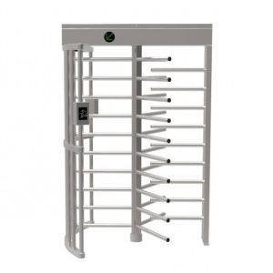 Fingerprint Barrier Turnstile Gate Bi Directional SUS304 Full Height Turnstile