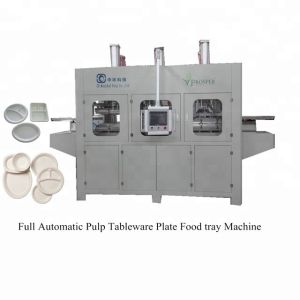 Quality Fiber Moulding Pulp Food Container Thermoforming Machine 2000pcs/day for sale