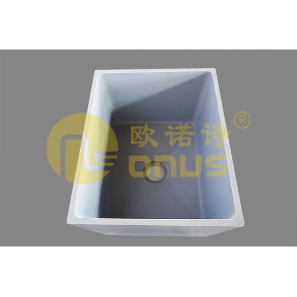 Strong Alkali Resistance Epoxy Resin Sinks For Laboratory Work Bench