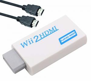 Quality Wii to  Converter Adapter with 3ft High Speed  Cable Wii2 Adapter Output Video Audio with 3.5mm Jack Audio for sale