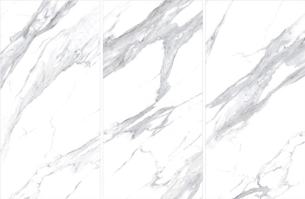 Calacatta Glazed Ceramic Tiles No Cracking Or Peeling Frost Resistance