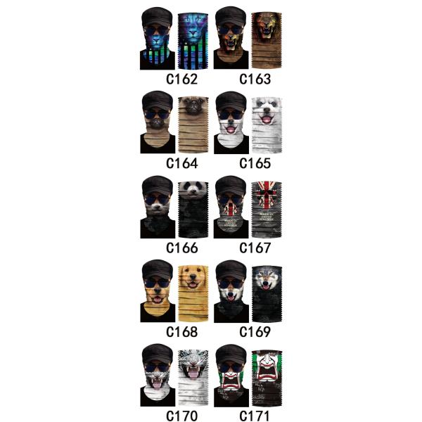 Custom Skeleton Headband Multifunctional Reflective Bandana
