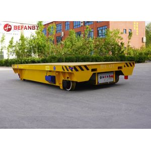 Rail Wheels Battery Transfer Cart For Precast Concrete Workshop 120T