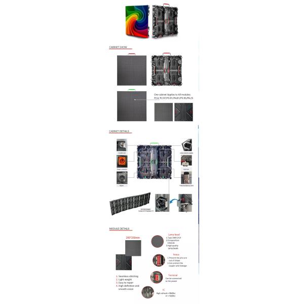 OEM ODM P4.81 Indoor Led Display Screen Full Color for Stage Rental