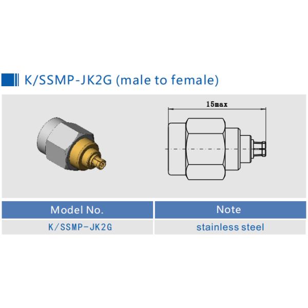 K Type to SMP Female to Female 2.92mm RF Adapter