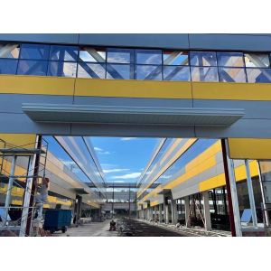 Nice Outlook 50 Year Life Span Rigid Frame Steel Structure Workshop Project