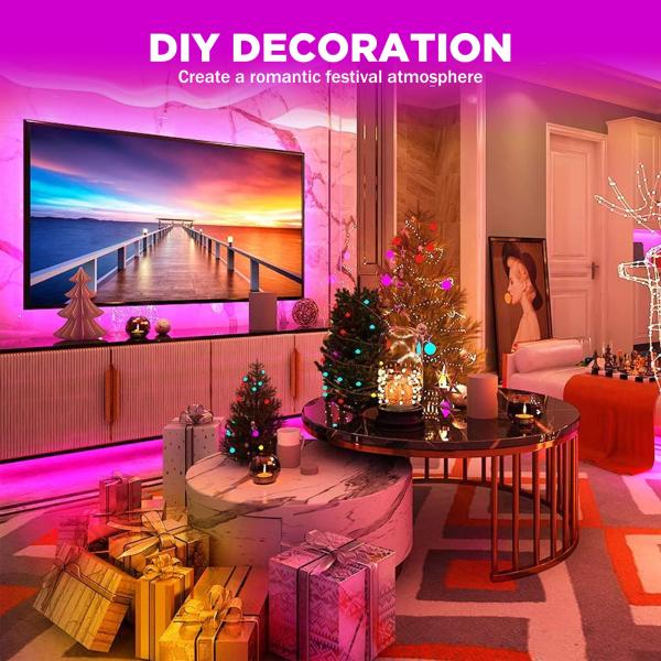 5V USB COB LED Light Bar with App and Remote Control 1.5M Color Changing Bar Light