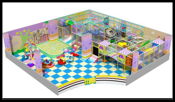Colorful Plastic Material Kids Indoor Playground Equipment with Best Quality for Kids Center