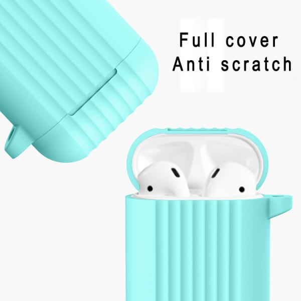Mini Trunk Airpods Case Cute 3D Soft Silicone Protective Creative Stand Cover For Airpods 1 & 2 Charging