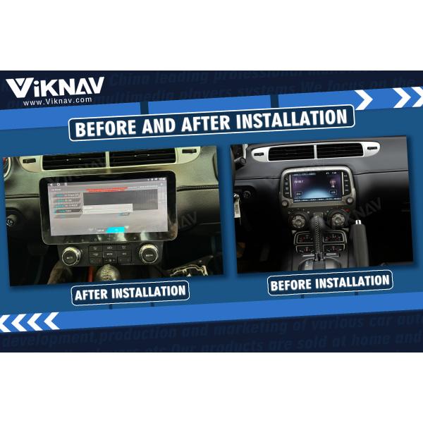 VIKNAV Touch Screen Android Car Radio For Chevrolet Camaro 2010-2015 Upgrade Wireless Carplay Android Auto GPS Navigation