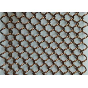 Quality Chain Link Decorative Wire Mesh 0.5-2mm Wire 40-85% Open Area for sale