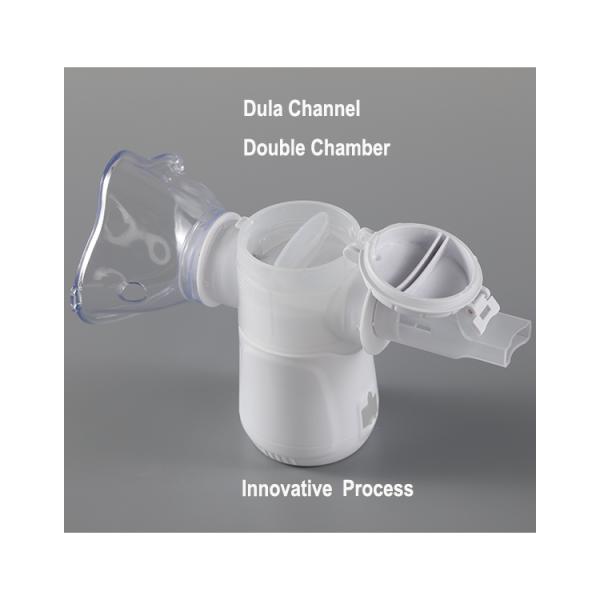 Asthma Mesh Portable Handheld Nebulizer Dual Channel No Blockage 2μm - 3μm