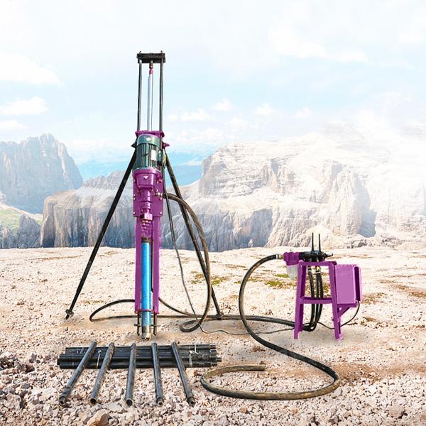 Portable Drilling Rig Depth35m Horizontal Directional Drilling Machine Tunnel Hydraulic Drilling Rig